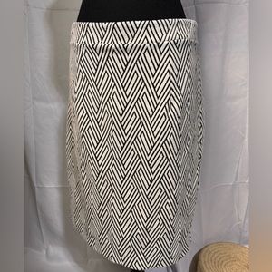 Jacquard woven banana republic pencil skirt